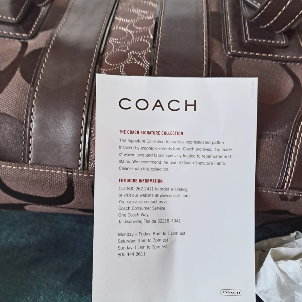 Clearance!NEW-Coach Signature Collection Bag